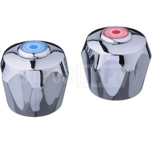 Маховики пластиковые хром, 24 шлицов, СОНИ, набор 2 шт.*