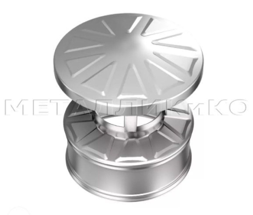 Оголовок 200×115; Оц 0.50 + AISI 430 0.50 (КОНДЕНСАТ)