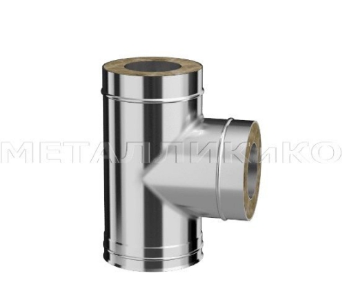 Тройник сэндвича-И 90×200×120; AISI 430 0.50+AISI 430 0.80 (КОНДЕНСАТ)