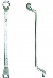 Ключ гаечный двухсторонний накидной Cr-v матовая полировка 8х10мм