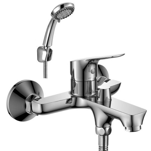 Смеситель Rossinka д/ванны RS29-31 короткий излив, хром**