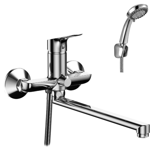 Смеситель Rossinka д/ванны RS29-33 длинный излив, L-350*