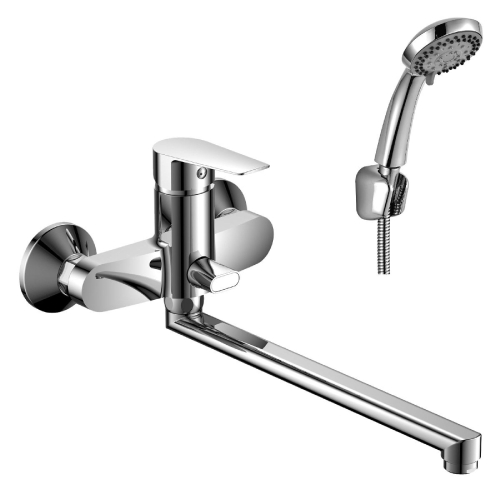 Смеситель Rossinka д/ванны S35-33 плоский излив L-350**