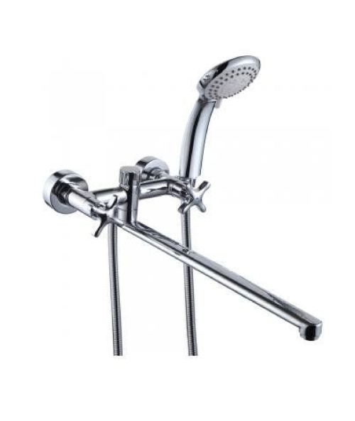 Смеситель Rossinka д/ванны RS39-84 плоский излив L-350*