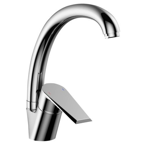 Смеситель Rossinka д/кухни RS28-23 поворот средний излив**