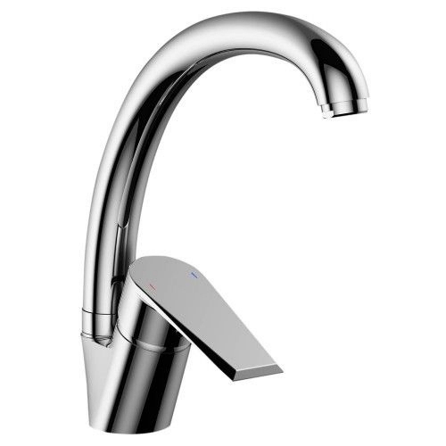 Смеситель Rossinka д/кухни RS28-23 поворот средний излив**