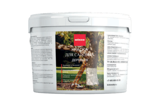 Краска для садовых деревьев MÖKKE (1,2 кг) (1кор 6шт)*