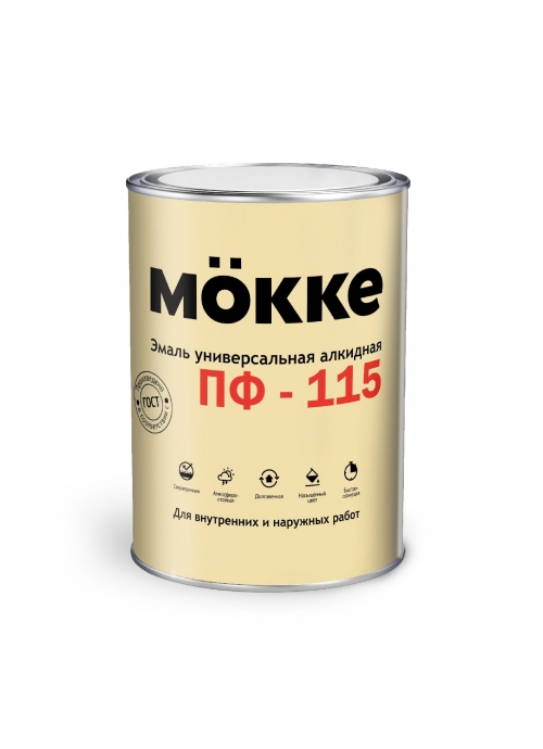 Эмаль алкидная ПФ-115 MӦKKE слоновая кость (0,8 кг) (1кор 14шт)*