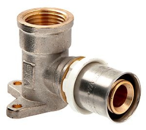 Угольник-пресс Valtec с креплением 16*1/2" ВР