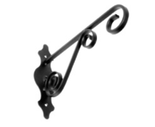 Кронштейн д/кашпо Домарт мод.10 (25 см) черный