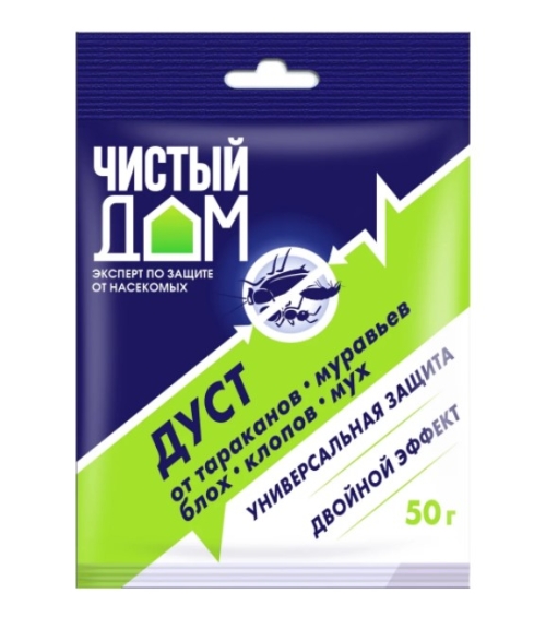 Средство от ползающих насекомых порошок ДУСТ