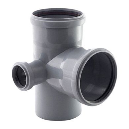 Крестовина ПП 110х110х50 (87°) 2-х пл.ПРАВАЯ ( цвет: серый)