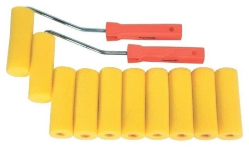 Набор мини-валиков "Поролон" 100мм 10шт, 2 бюгеля