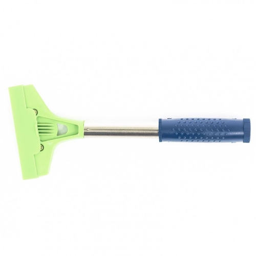 Скребок, фиксированное лезвие 100мм, металлич.обрезиненная ручка 250мм