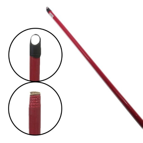 Черенок для щеток и швабр (дерево, пластик) с резьбой (d - 25 мм)