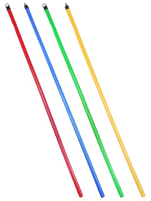 Черенок для щеток и швабр (дерево, пластик) с резьбой (d - 25 мм)