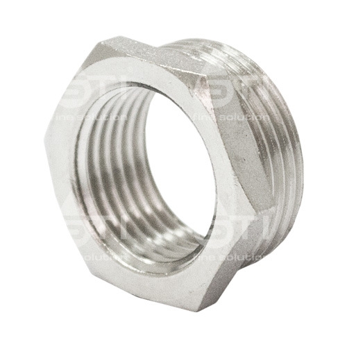 Футорка латунная наружная/внутренняя резьба 1 1/2" х 1 1/4"