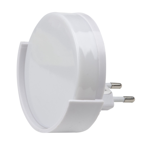 Светильник-ночник 1W Овал, 220V, фотосенсор, пластик, белый