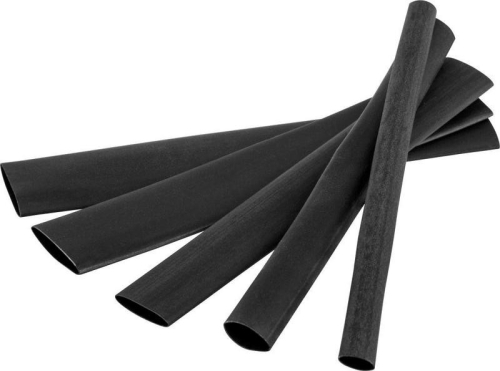 Термоусадочная трубка ТУТ16,0 / 8,0 мм 1м черная TOKOV (50)