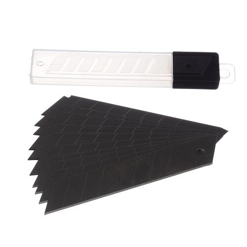 Лезвия для ножей 18мм (10шт) PRO черные