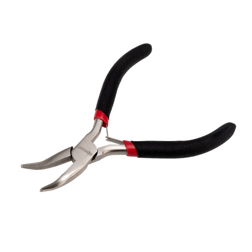 Тонкогубцы Mini изогнутые двухкомпонентные рукоятки 120мм