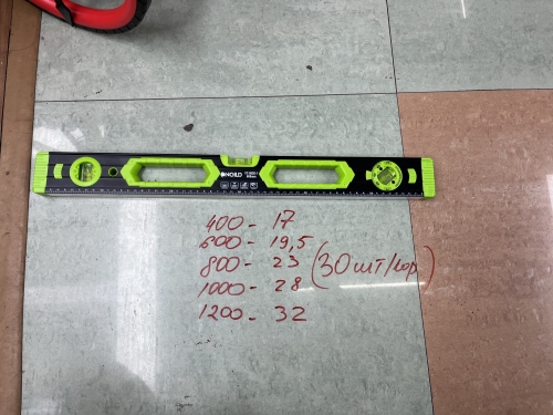 Уровень алюминиевый PRO 120см