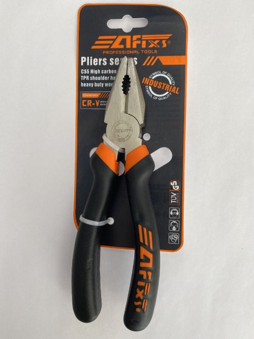 Плоскогубцы двухкомпонентные рукоятки 160мм