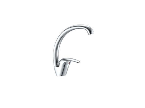 Смеситель PL Real д/кухни ЭКО PL 2016-1056 гусак 22см, картридж 40мм (без подводки)**