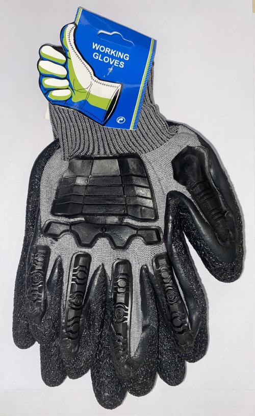 Перчатки нейлоновые со вспененным нитриловым покрытием ПРОТИВОУДАРНЫЕ