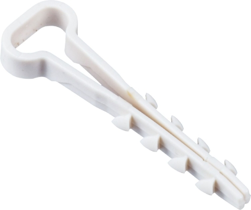 Дюбель-хомут для плоского кабеля 5-10 мм (уп. 100 шт)