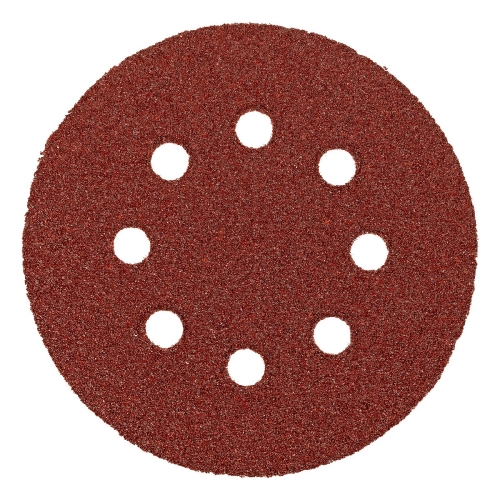 Круг абразивный на ворсовой основе под липучку, перфорированный 125мм P100 (5шт)