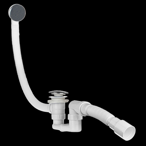 Сифон д/ванны и глуб. поддона автомат (вып.с нерж. решёткой,с перел.59см,easyopen),с г.т. 40х32/40