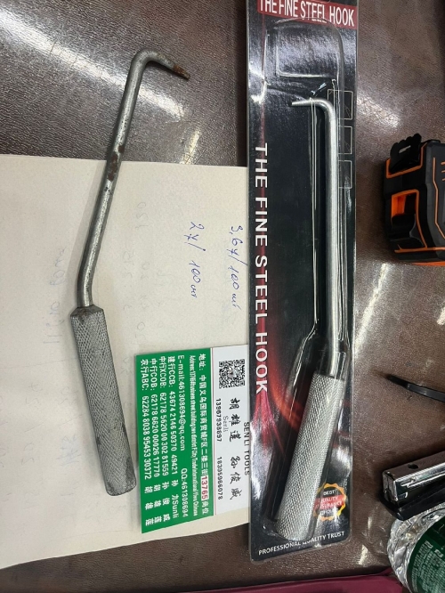 Крюк для вязки проволоки (металлическая рукоятка)