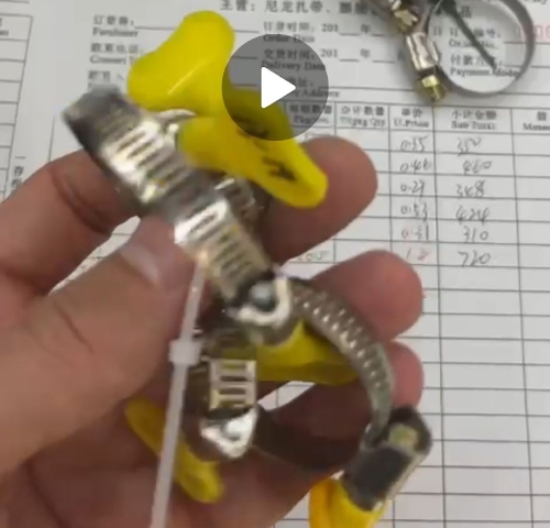 Хомут с ключом 16-27 (уп 50шт)