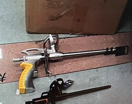 Пистолет для монтажной пены с никелированным покрытием ПРОФИ