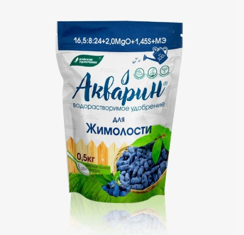 Удобрение БХЗ Акварин "Для жимолости" 0,5кг(дой-пак),(стимулятор роста,развит растен).(Весна-Лето)