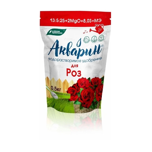 Удобрение БХЗ Акварин "Для роз" 0,5кг(дой-пак)