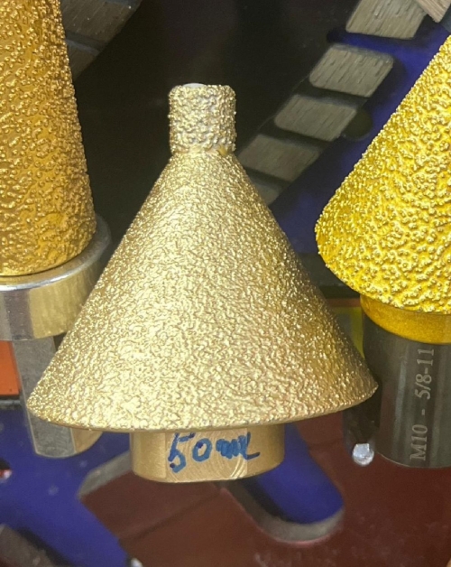 Коронка фреза алмазная по керамограниту под УШМ М14, 9-50мм