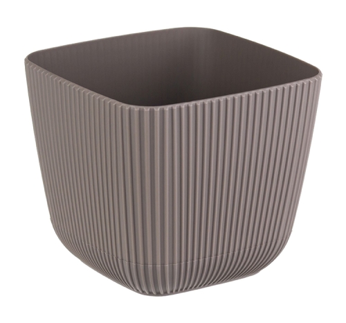 Кашпо Пиканто 0,65л 110x110x950мм французcкий коричневый с поддоном