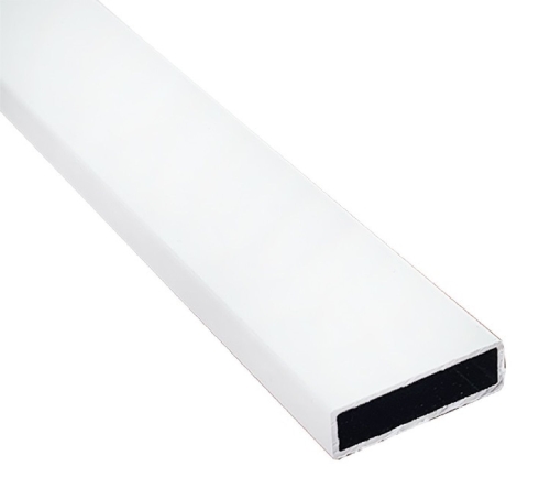 Поперечный профиль для москитной сетки 0,75 м, без паза, белый