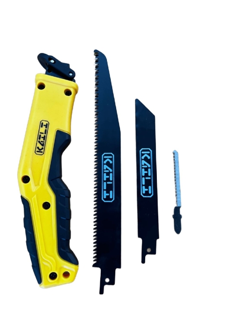 Пила ручная со сменными полотнами для лобзика и сабельной пилы