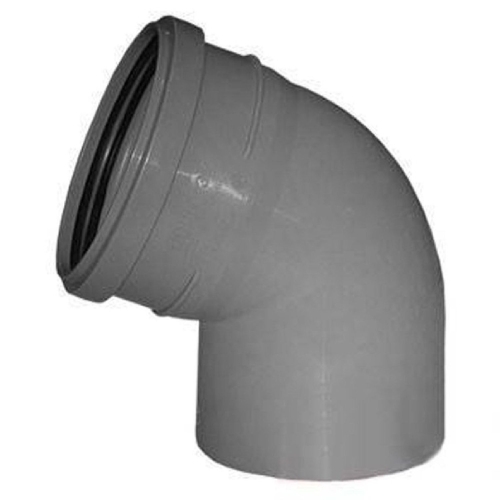Отвод 110 мм 70* для внутренней канализации ( цвет: серый)