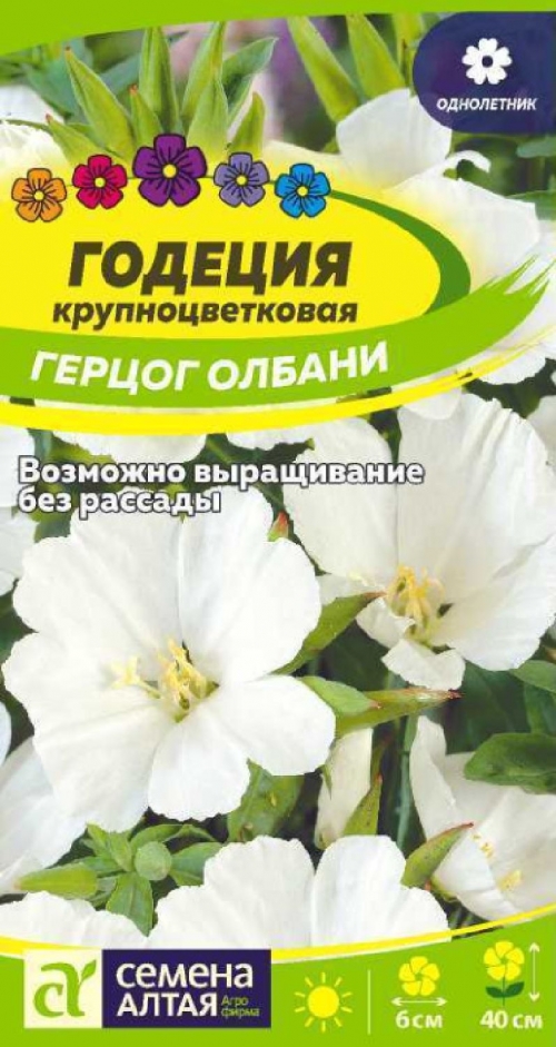 Семена Годеция Герцог Олбани (Семена Алтая) 0,2 гр