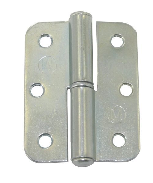 Петля накладная ПН1 длина 85мм, оцинкованая, левая (1уп-5 шт)