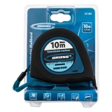 Рулетка "Ergonomisch" 10м/25мм, магнитный обрезиненный зацеп Gross