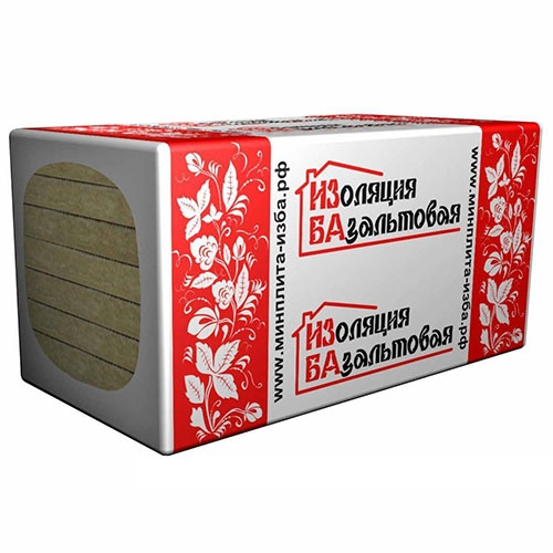 Минеральная плита ИЗБА Стандарт 1000х600х50мм пл.45 (0,24м3)