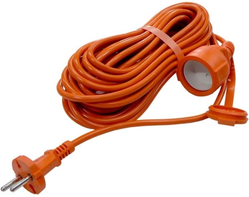 Удлинитель-шнур УШ-6, 1 роз. 30 м с загл., ПВС 2х0.75 IP44 UNIVersal