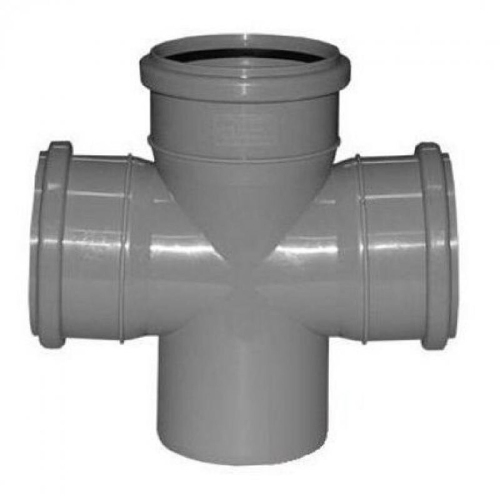 Крестовина одноплоскостная 50х50х50 (87°) ( цвет: серый)