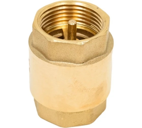 Клапан обратный Вн/Вн пружинный латунный 1"