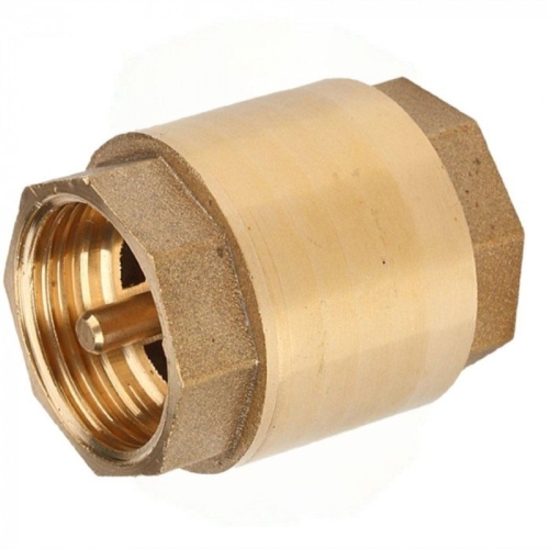 Клапан обратный Вн/Вн пружинный латунный 1/2"